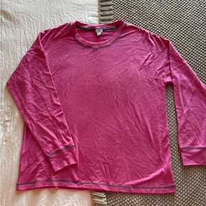 crown & ivy Pink Long Sleeve Top